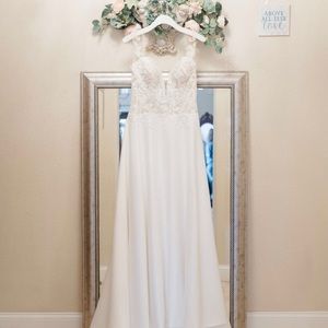 Designer Bridal gown size 4